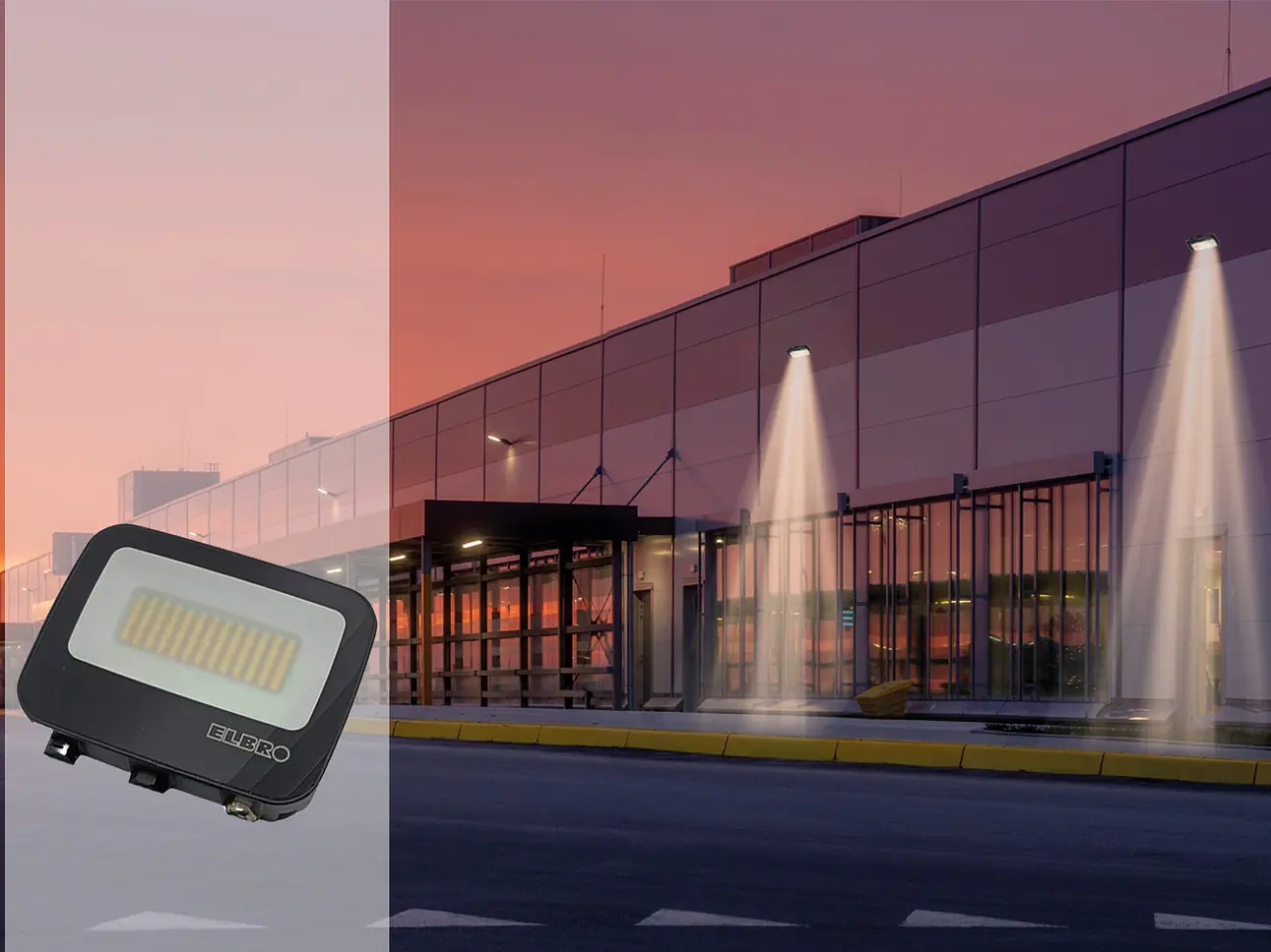 LED-Multifunktionsstrahler mit flexibler Lichtfarbe und 3-stufiger Dimmung