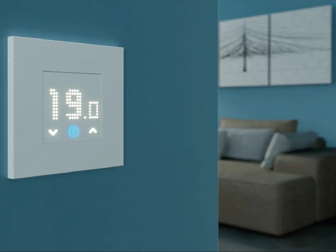 SLIM-Thermostat digital