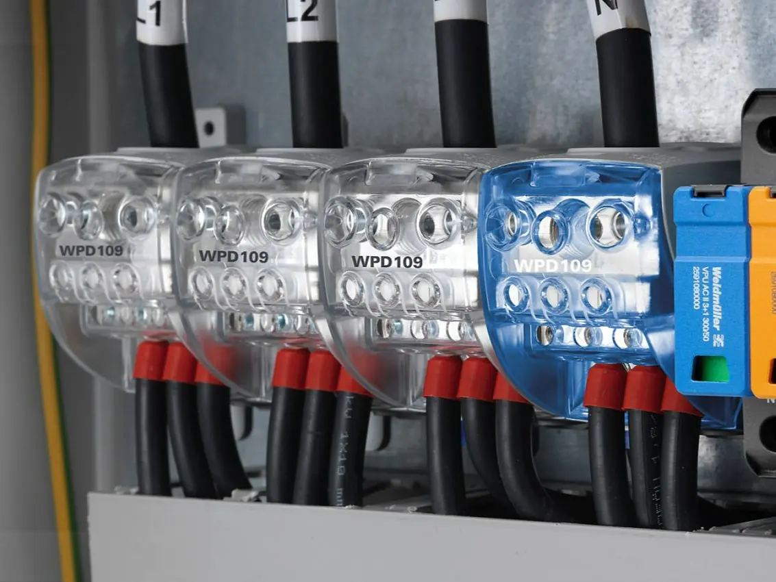 Bornier pour rail DIN