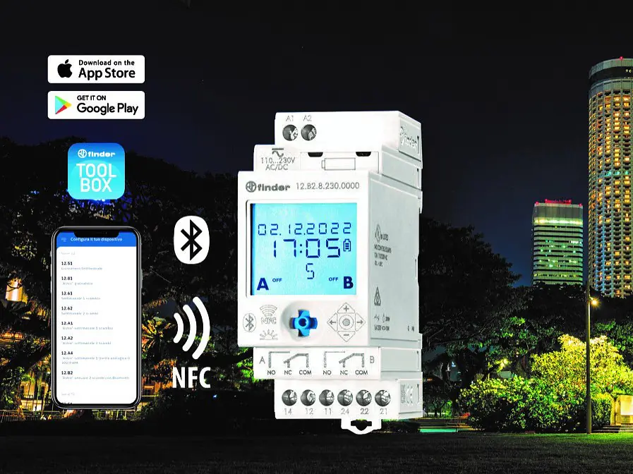 Interruttore orario astronomico annuale Bluetooth