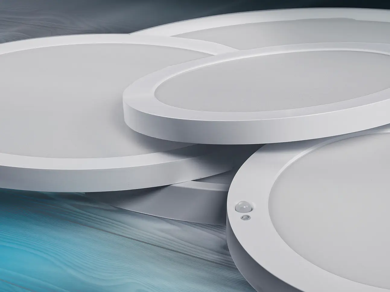 Flache Deckenleuchte "PIZZA"