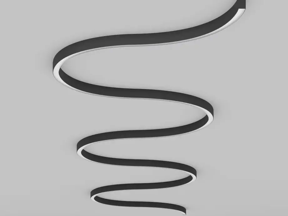 FLEX — 50mm breites gebogenes Profilleuchtensystem