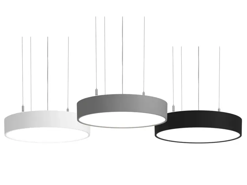 ROUND — 90mm hohe Flächenleuchtenfamilie