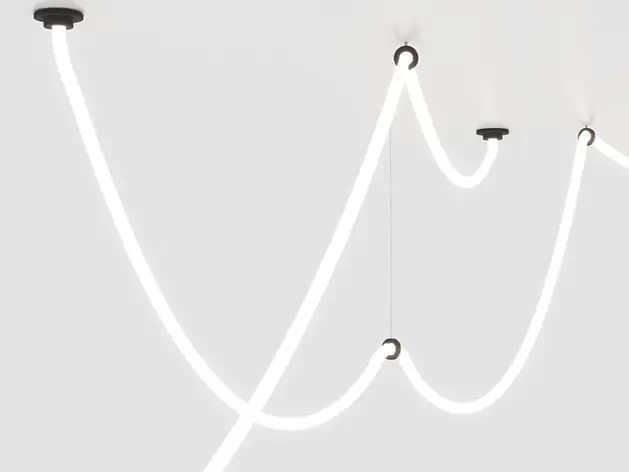 ROPE — Lichtschlauch aus lebensmittelechtem Silikon, Ø 22 mm