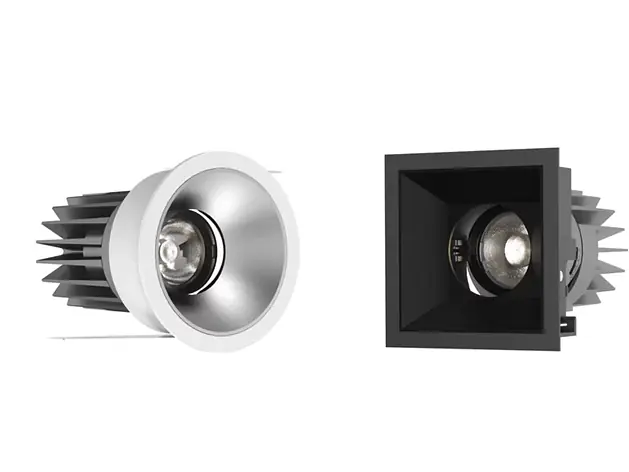 designDOT / SQOT — Designorientierte, schwenkbare Downlight Serie