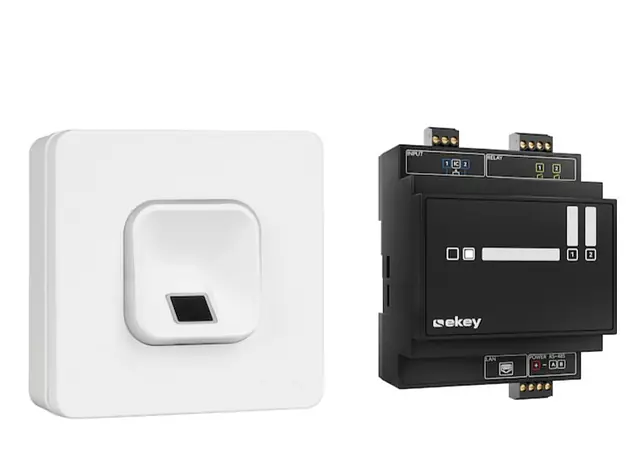 ekey xLine Fingerprintset Aufputz Weiss