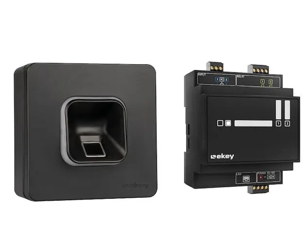 ekey xLine Fingerprintset Aufputz Schwarz