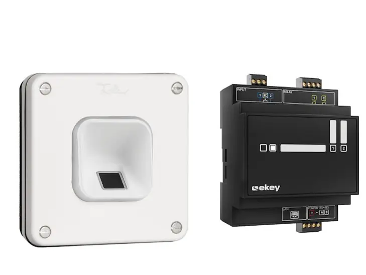 ekey xLine Fingerprintset Schweiz UP Weiss NEVO