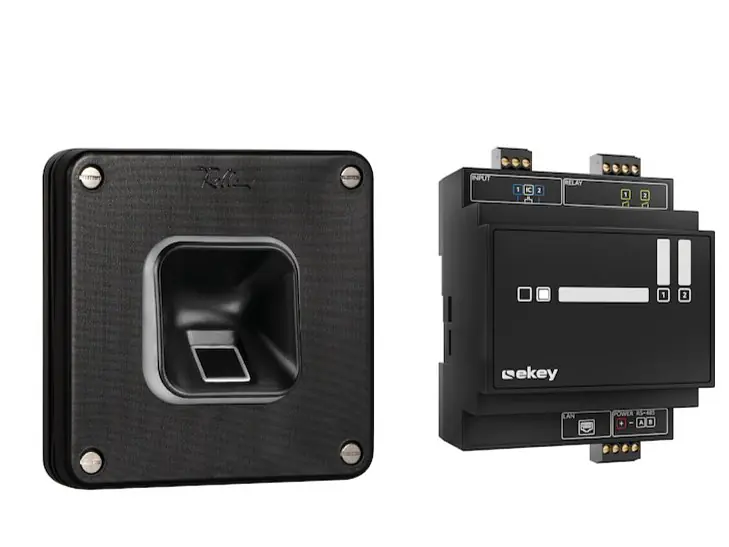 ekey xLine Fingerprintset Schweiz UP Schwarz NEVO