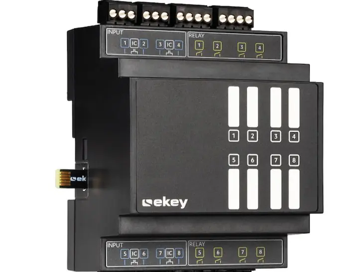 ekey Controller-Erweiterungsmodul REG 8 Relais/Eingänge