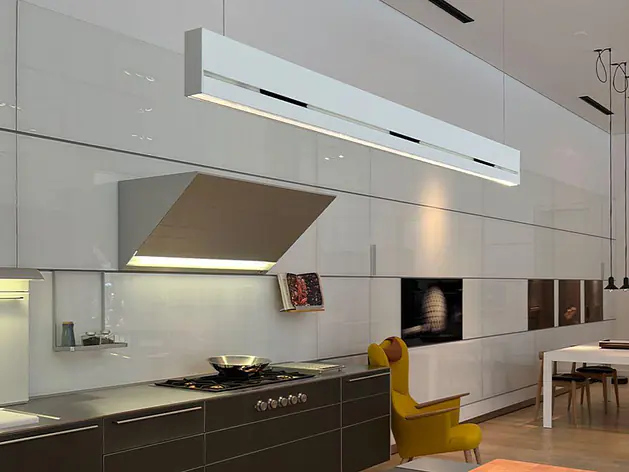 RAIL Lumière direct symétrique (DALI) + Audio - Blanc