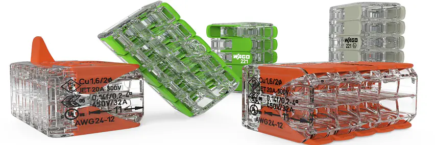 WAGO 10-fach Hebelklemme – Verbindungen, die einfach halten